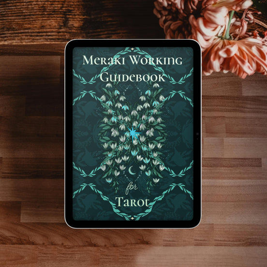 DIGITAL DOWNLOAD | Meraki Working Guidebook for Tarot - All Editions Digital Download - Tarot Journal and Guidebook