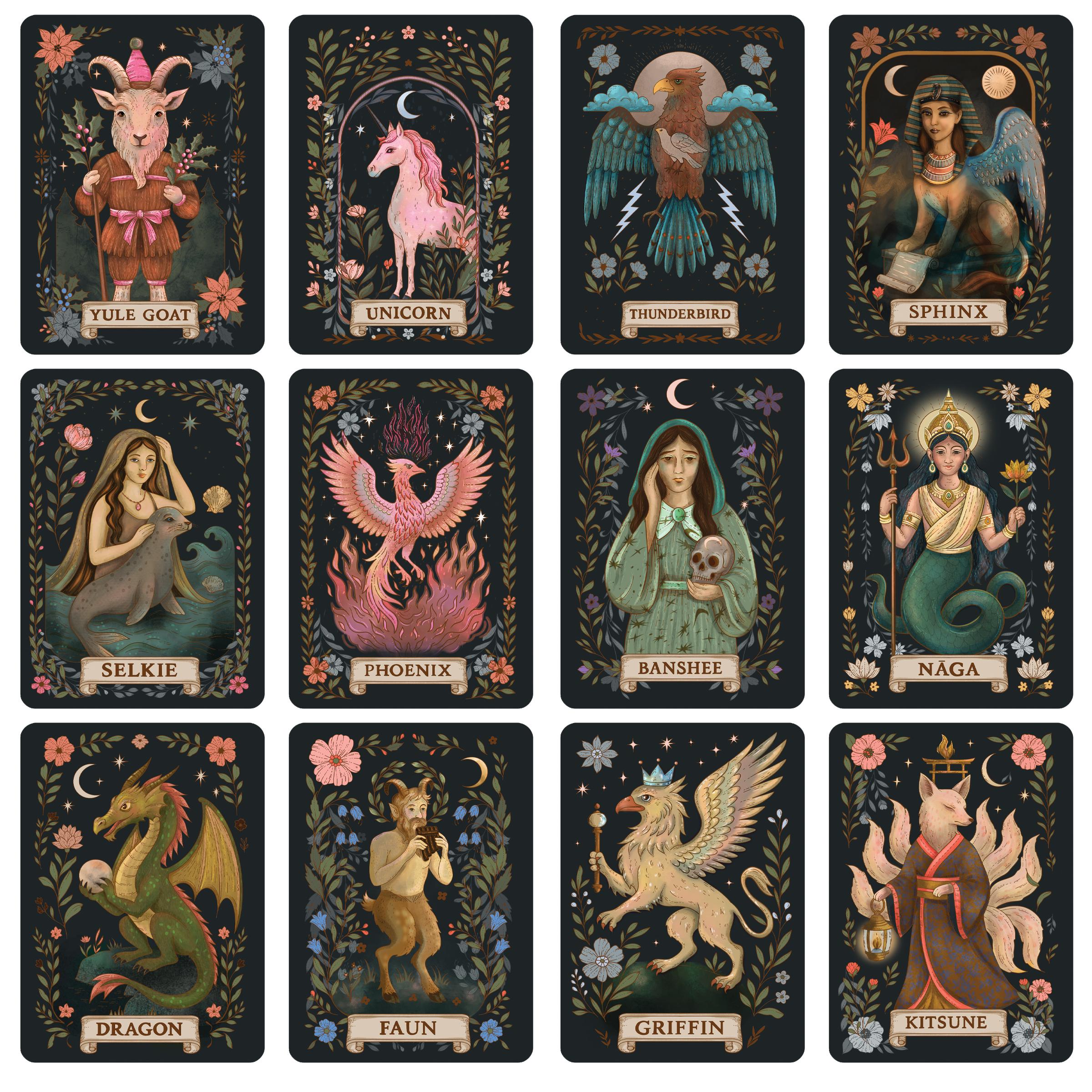ORACLE CARDS | Mythic Realms Goddess and God and Magical Folklore Oracle Cards