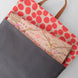 REVERSABLE ENVELOPE POUCH | Ember Dot Cotton Canvas Everyday Pouch Accessory