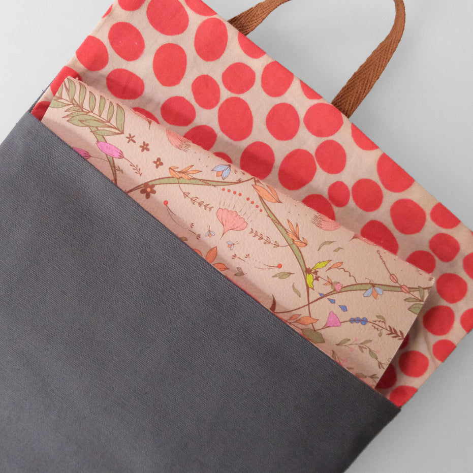 REVERSABLE ENVELOPE POUCH | Ember Dot Cotton Canvas Everyday Pouch Accessory