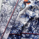 SILK COTTON SCARF | Swallow & Bloom - Square Silk Cotton, Versatile Floral Scarf and Bow Accessory