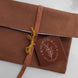 REVERSABLE ENVELOPE POUCH | Blue Bramble Cotton Canvas Everyday Pouch Accessory