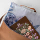 REVERSABLE ENVELOPE POUCH | Blue Bramble Cotton Canvas Everyday Pouch Accessory