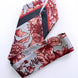 SKINNY SILK SCARF | Inked Rose - 100% Silk, Versatile Floral Scarf and Bow Accessory
