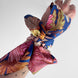 SKINNY SILK SCARF | Floral Buzz - 100% Silk, Versatile Floral Scarf and Bow Accessory