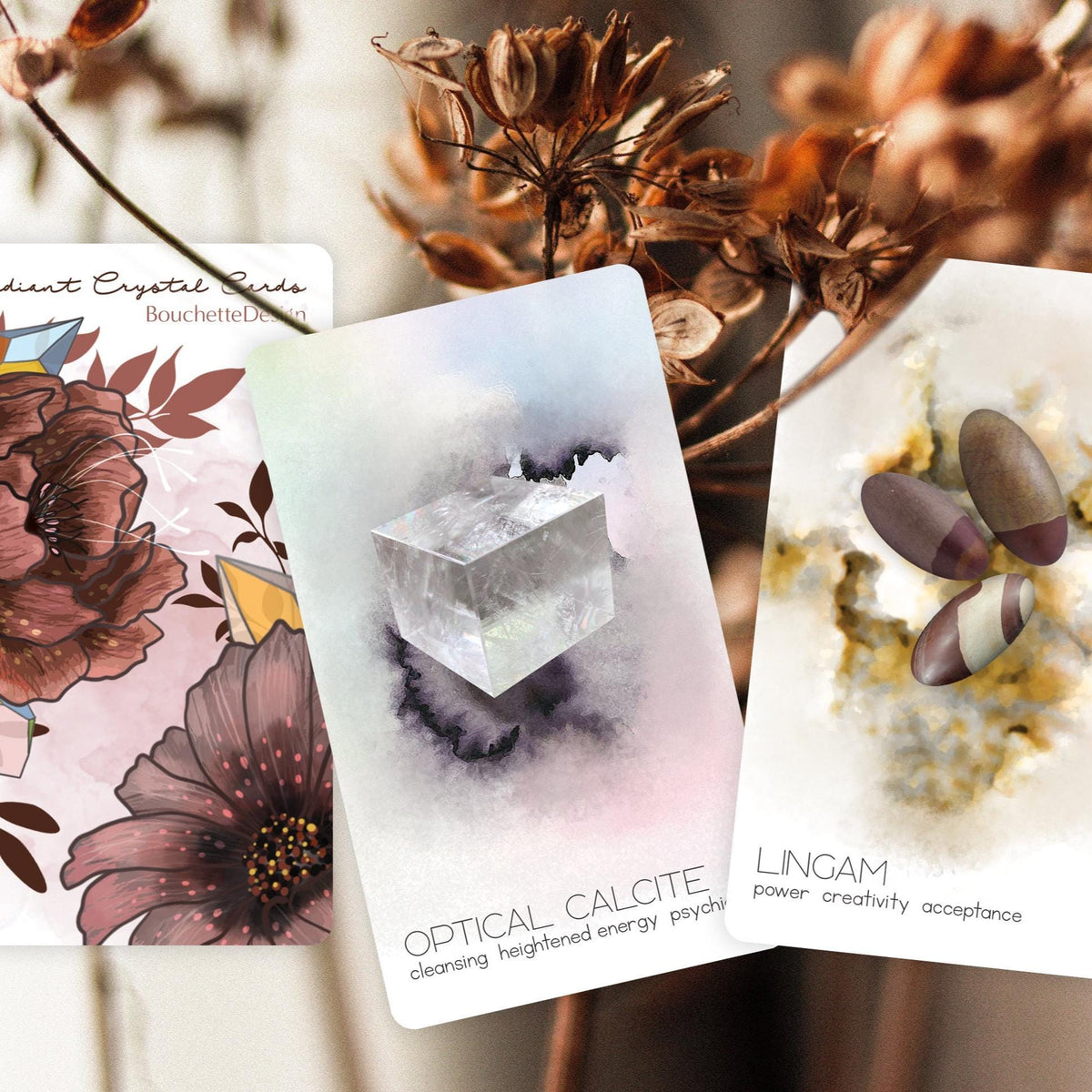 Radiant Crystal Cards 2nd Edition, crystal oracle cards informational crystal card deck learn about crystals oracle cards deck