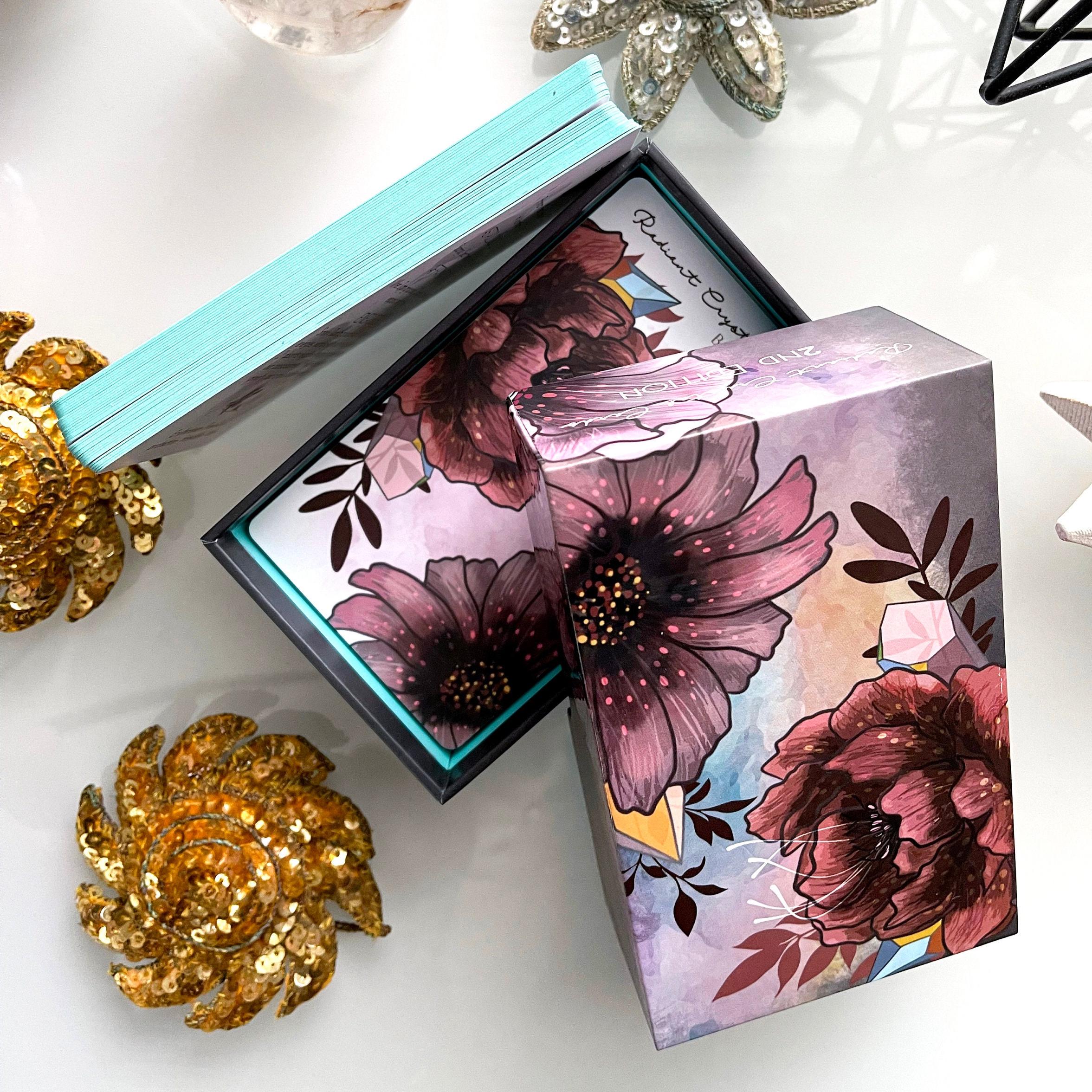 Radiant Crystal Cards 2nd Edition, crystal oracle cards informational crystal card deck learn about crystals oracle cards deck
