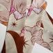 SKINNY SILK SCARF | Celestial Blush - 100% Silk, Versatile Floral Scarf and Bow Accessory 65