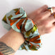 SILK SCRUNCHIES | Woodland Sky - 100% Silk, Versatile hair Accessory
