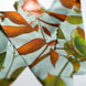 SKINNY SILK SCARF | Woodland Sky - 100% Silk, Versatile Floral Scarf and Bow Accessory 65