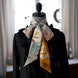 SKINNY SILK SCARF | Prairie Dawn - 100% Silk, Versatile Floral Scarf and Bow Accessory 65